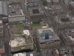 Scottish Referendum: Scotland votes NoAerials of St George's Square with campaigners and rejects independence. News Clip