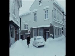 SYND 25-2-70 HEAVY SNOW IN SOUTHERN NORWAY News Clip