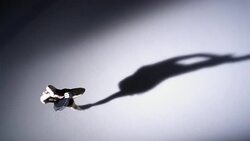 SLO MO CS Female figure skater performing upright spin variation Stock Footage