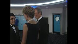 Princess Diana at the Fugitive film premiere News Clip