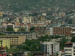 Tirana Landscape Stock Footage