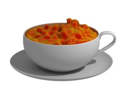 Boiling soup Stock Footage