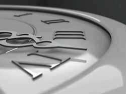 Clock animation Stock Footage