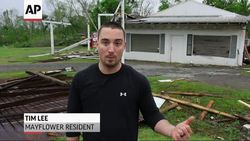 Residents in Mayflower, Arkansas are going through their debris laden neighborhoods trying to figure out what to do next after the deadly tornado tore through their town Sunday. (April 28) News Clip