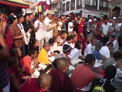 Tibetan exiles resume protests against China crackdown News Clip