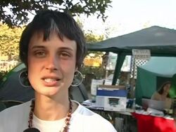 Campaign to Save a Farm by Rosanna Arquette and Daryl Hannah Stock Footage