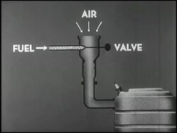 How a carburetor works Stock Footage