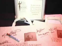 2005 Screen Actors Guild SAG Awards Rehearsals Stock Footage
