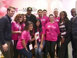 Shannon Brown at the Shannon Brown Greets Fans At T-Mobile And Gears Up For NBA All-Star 2011 In Los Angeles at Los Angeles CA. (Footage by WireImage Video/GettyImages) Stock Footage