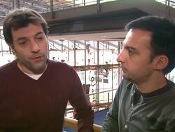 INTERVIEW Oskar Santos and Alejandro Amenabar on the genre of the film, what the film is about at the El Mal Ajeno (For the Good of Others) Interviews: 60th Berlin film festival at Berlin . (Footage by WireImage Video/GettyImages) Stock Footage