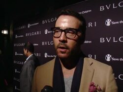 INTERVIEW - Jeremy Piven at BVLGARI Partners With Save The Children To Launch STOP.THINK.GIVE., A Collection Of Celebrity Portraits By Fabrizio Ferri Stock Footage