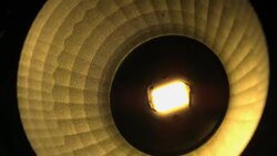 An Led light flashes, then goes out. Stock Footage