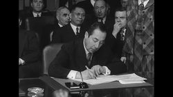 Inter-American Conference on the Problems of War and Peace produces the Act of Chapultepec News Clip