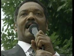 USA: CHICAGO: CIVIL RIGHTS ACTIVISTS MARCH ON DEMOCRATIC CONVENTION News Clip