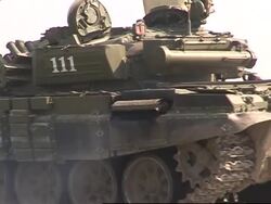 Russian tanks seen arriving in Georgian city of Senaki News Clip