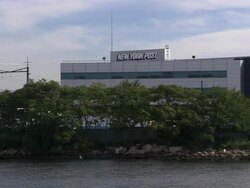 The New York Post Building Stock Footage