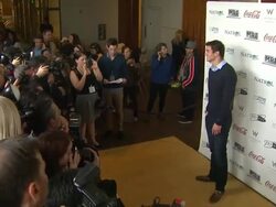 Nathan Adrian at CW3PR Presents Gold Meets Golden At Equinox Sports Club Hosted By Nicole Kidman 1/12/2013 in Los Angeles, CA.(Footage by WireImage Video/Getty Images Entertainment Video) Stock Footage