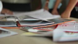 Blueprint Office Buildings HD Stock Footage