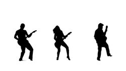 Guitar players Stock Footage