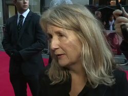 INTERVIEW: Sally Potter, director, on the anniversary of the Cuban Missile Crisis at the  "Ginger & Rosa" Premiere: BFI 56th London Film Festival 2012 at Odeon West End on October 13, 2012 in London, England (Footage by WireImage Video/Getty Images) Stock Footage