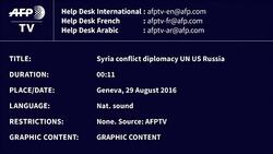 CLEAN : UN envoy for Syria leaves after meeting with Kerry and Lavrov News Clip