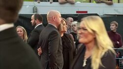 Mike Williams and Felicia Williams at the Deepwater Horizon film premiere in London News Clip