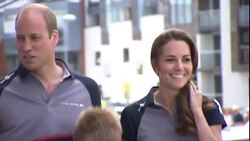 Duke and Duchess pose with 1851 Trust Charity News Clip