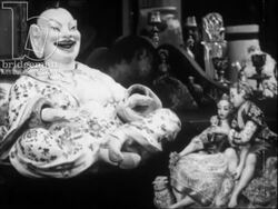 City of Treasures part 4 - antiques in flea market, Paris 1951 Stock Footage