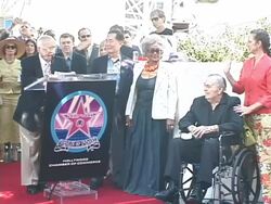 Dedication of James Doohan's Star on the Hollywood Walk of Fame Stock Footage