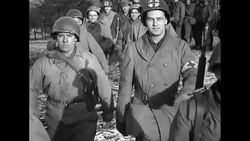 US troops at the Western Front during World War II News Clip