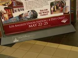 'Disney's A Christmas Carol' Train Tour Stock Footage