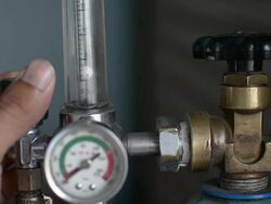 Gas pressure gauge Stock Footage