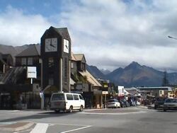 New Zealand Town Stock Footage