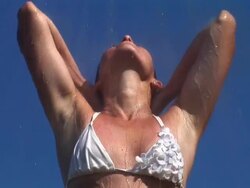 HD: Taking A Shower Stock Footage