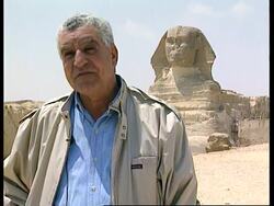 Egypt - Restoration of Sphinx News Clip