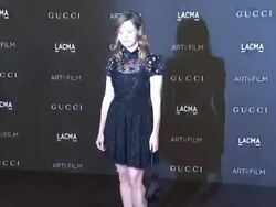 Jennifer Jason Leigh at 2014 LACMA Art+Film Gala Honoring Barbara Kruger And Quentin Tarantino Presented By Gucci Stock Footage