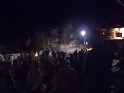 ATMOSPHERE Film set at the Age of Heroes Set Visit at Haugesund . (Footage by WireImage Video/GettyImages) Stock Footage