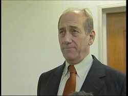 Israeli PM at Cabinet meeting, Olmert comments on Gaza News Clip