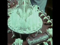 SYND 27/2/72 LIZ TAYLOR'S BIRTHDAY PARTY IN BUDAPEST News Clip