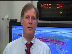 The scientist-in-charge at the U.S. Geological Survey in Colorado describes the strength of the earthquake that struck Japan and the potential for tsunami waves hitting U.S. shores. News Clip