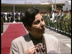 Gaza - Visit British PM Tony Blair News Clip