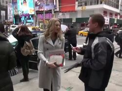 Natalie Dormer (Game of Thrones) arrives at VH1 and signs for fans in New York, NY, on 3/25/13. (Getty Images Entertainment Video) Stock Footage