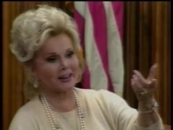 Zsa Zsa Gabor's publicist says the actress has been returned to a Los Angeles hospital because of complications in her recuperation from a broken hip. News Clip