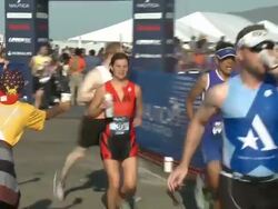 Heather Tom at Nautica Malibu Triathlon Presented By Equinox Stock Footage