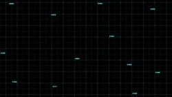 Technologies Blue Abstract lines with numbes background Stock Footage