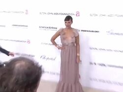 Rashida Jones at the 19th Annual Elton John AIDS Foundation Academy Awards Viewing Party - Part 2 at West Hollywood CA. (Footage by WireImage Video/GettyImages) Stock Footage
