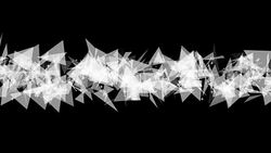 Space black background particles animation Stock Footage