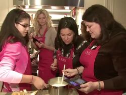 Cooking for Nintendo DS Stock Footage