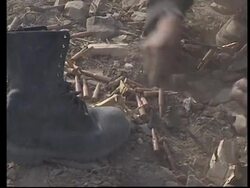 Afghanistan: Devastation of Al Qaida area following US bombing News Clip