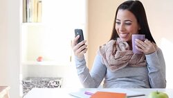 Working at home Stock Footage